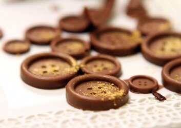 כפתורי שוקולד מתוק מהלב
